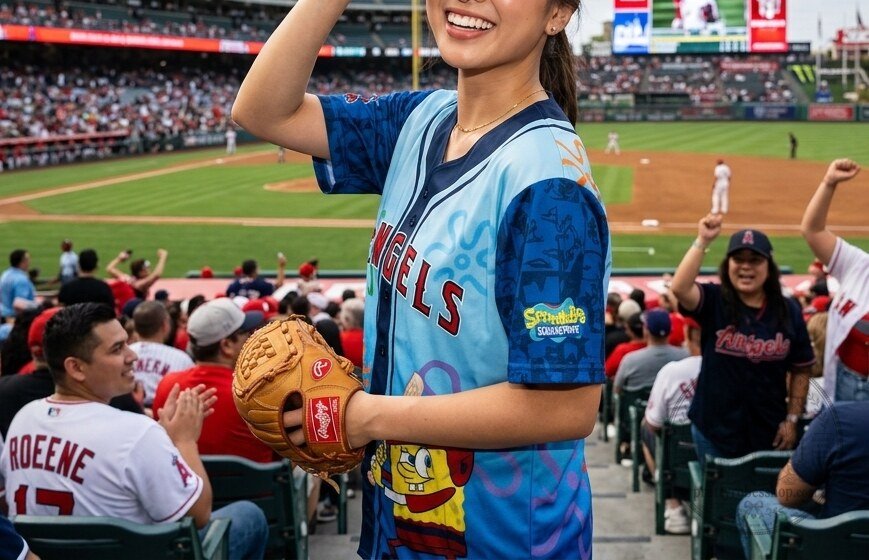 2026 Los Angeles Angels SpongeBob Angels Jersey 31 July giveaway 7 2026 Los Angeles Angels SpongeBob Angels Jersey 31 July giveaway