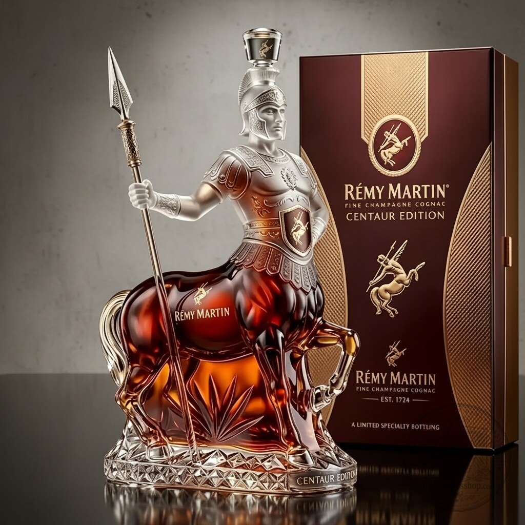 Remy Martin Centaur Edition decanter Whiskey bottle gift for fan mens womens